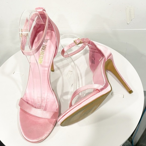 Dream Pairs Shoes - Dream Pairs Women’s Ankle Strap High Heel Stiletto Sandals Shoes‎ Sz 9.5 Pink
